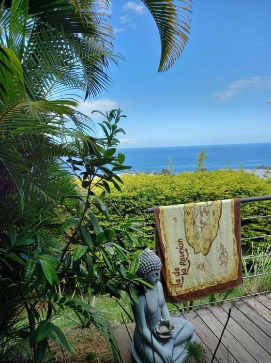 Suite Indigo Jacuzzi Prive Piscine Vue Mer Acces Cuisine Laverie Saint Pierre Esterno foto