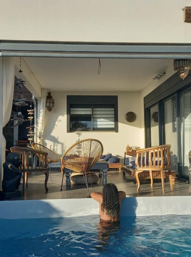 Suite Indigo Jacuzzi Prive Piscine Vue Mer Acces Cuisine Laverie Saint Pierre Esterno foto