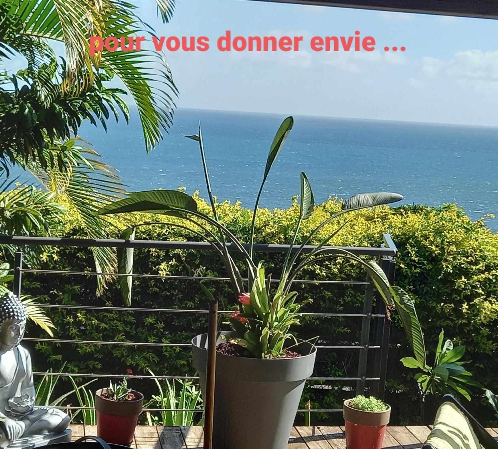 Suite Indigo Jacuzzi Prive Piscine Vue Mer Acces Cuisine Laverie Saint Pierre Esterno foto